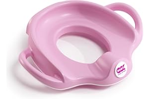 OKBABY Sofa - Asiento reductor de WC con bordes antideslizantes - Asas Anchas y Elevadas para la Máxima Estabilidad al Niño - Rosa