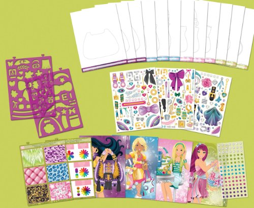 Imagen 4 de Four Trading B.V. 1422 - Cuaderno para diseñar bolsos de moda Style Me Up [importado de Alemania]