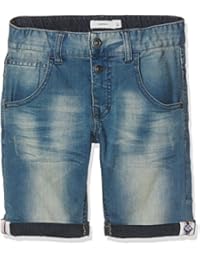 NAME IT Nitbamats Slim Dnm Long Nmt, Shorts para Niños
