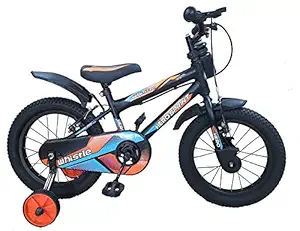 Hero Cycles Hero Sprint Whistle 16T Sporty 9.5 Steel Frame Freeride Bike for Boys and Girls (Orange, 4 to 8 Years)