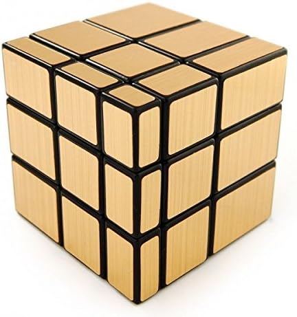 Genuine Shengshou 3x3x3 Mirror Cube 3x3 Magic Cube Puzzles Golden Black