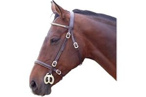 Shires Velociti GARA Clincher Inhand Bridle Pony Havana