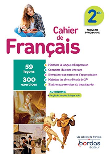 Cahier de Français 2de 2019 (Les cahiers de français)