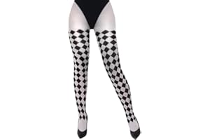 I LOVE FANCY DRESS Womens Halloween Tights Stitches Harlequin Fishnet Scar Skeleton Striped Bloody