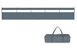 REDCAMP Wind Breakers for Camping, Heavy Duty Camping Windbreaker Outdoor Caravan Privacy Shield with Top Window