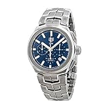 Tag Heuer Herren-Armbanduhr Link Chronograph Automatik blaues Zifferblatt CBC2112.BA0603