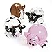 Produktbild Aufblasbare Bauernhof-Tiere Kuh Schwein Pferd und Schaf 4 Stück Wasserbälle mit Palandi® Sticker