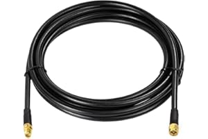 Bingfu Cavo Prolunga SMA 3 m Cavo Coassiale ALSR240 Bassa Perdita Adattatore da SMA Maschio a Femmina per Antenna Router Modem Cellulare 5G 4G LTE Radio a Due Vie Dongle USB RTL-SDR Ricevitore ADS-B