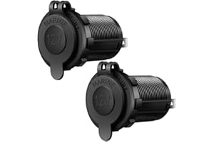 HOEMBPN YGL Toma de Encendedor Impermeable,Encendedor de Cigarrillos Zócalo(2 piezas)