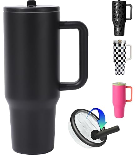 Borraccia Termica Maverton 600ml - Tazza Con Manico E Cannuccia In Acciaio - Verde - Regalo Personalizzato Per Lui - 9