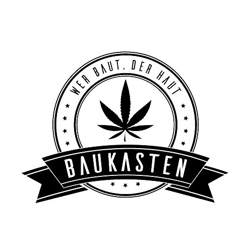 Rolling-Tray „BAUKASTEN“, Rolling-Box aus Holz, mit Deckel und Magnet Verschluss, inkl. mobiler Drehunterlage | zur sicheren Aufbewahrung von Marijuana/Marihuana/Cannabis, extra groß (15,5x9x5,5 cm) | Gras-Box | Joint-Box | Tabak-Box - 5