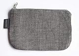  Kleine Graue Schminktasche - Doppellagige 100% Leinen - Kleine Leinwand Reißverschlusstasche - Lippenstift Tasche - Kupplung Geldbeutel - Federmäppchen  Handgefertigte durch ThingStories
