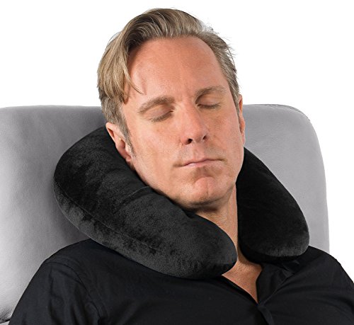 daydream: Design Reise-Nackenkissen (mit Memory Foam), schwarz - 2