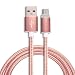 Produktbild HARRYSTORE 1M Länge LED Licht Micro USB Ladegerät Kabel Daten Ladekabel für Android Samsung Galaxy s7 Edge (Rose Gold)