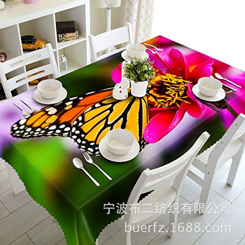 Preisvergleich Produktbild PrinTablecloth Staubtuch staubdicht Nachttischtuch 3D Tischtuch Pad geschmacklos, quadratisch -178cm x 178cm (quadratisch - 70 Zoll x 70 Zoll)