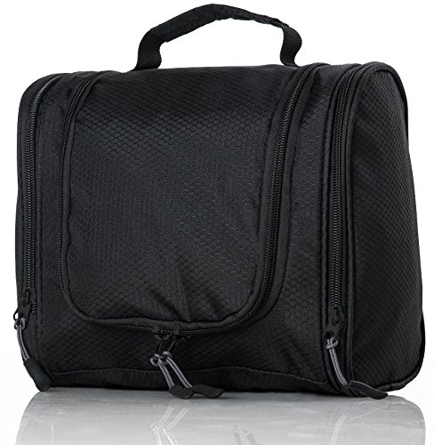 TRAVEVO Kulturbeutel zum Aufhängen – inklusive Garantie – faltbare Kosmetiktasche mit stabilem Haken – wasserdichte XL Kulturtasche für Urlaub und Geschäftsreisen – 24 x 22 x 14 cm - 9