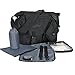 Produktbild MEGA Baby Wickeltasche SET von KEANU :: Umhängetasche inkl. Wickelmatte, Kinderwagen Fixierung Karabiner, Windelbeutel, Thermo Iso Flaschentasche, Schnuller Etui