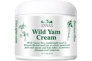 ANNAS Wild Yam Cream, Bio Wild Yam Cream för hormonal balans, Organic Wild Yam rotkräm för kvinnor främjar perimenopaus och klimakteriet