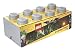Produktbild LEGO Batman Aufbewahrungsstein, 8 Noppen, Stapelbare Aufbewahrungsbox, 12 l, grau