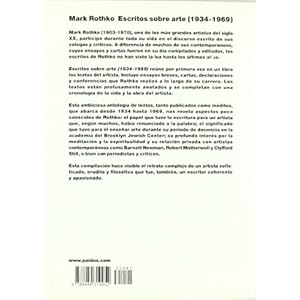 Escritos sobre arte (1934-1969): Edición, introducción, notas y cronología a cargo de Miguel López-Remiro (Estética)