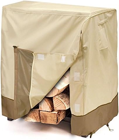 PYLE PVCLG81 Armor Shield Patio Firewood Log Rack Cover, 48 by 24 by 42-Inch, Fits 4-Feet Log Racks