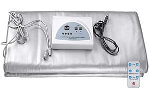 hzexun Oxford Sauna Chauffage Couverture Sauna Infrarouge Lointain (FIR) pour spa à domicile avec télécommande