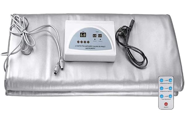 hzexun Oxford Sauna Chauffage Couverture Sauna Infrarouge Lointain (FIR) pour spa à domicile avec télécommande