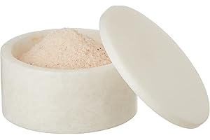 Queenza Salero con tapa – mármol blanco natural hecho a mano caja de 7,6 cm de diámetro – Cajas decorativas para condimentos y condimentos