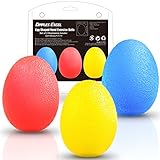 Dimples Excel 3 Stück Eiförmige Griffbälle Handtrainer Hand Training Egg