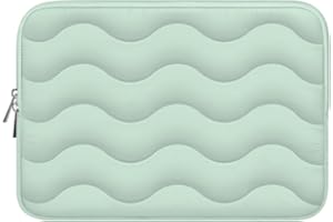 ARVOK Puffy Housse pour Ordinateur Portable 13 13,3 14" pour MacBook Air 13"/Pro 14", Sacoche pour Ordinateur Portable/Tablette pour HP/Dell/Lenovo/ASUS/Acer/Samsung, Sac supplémentaire, Hiver, Femme