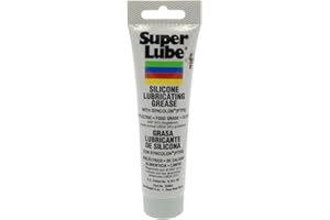 Super Lube 92003 Graisse lubrifiante au silicone avec PTFE, tube de 85 g, blanc translucide