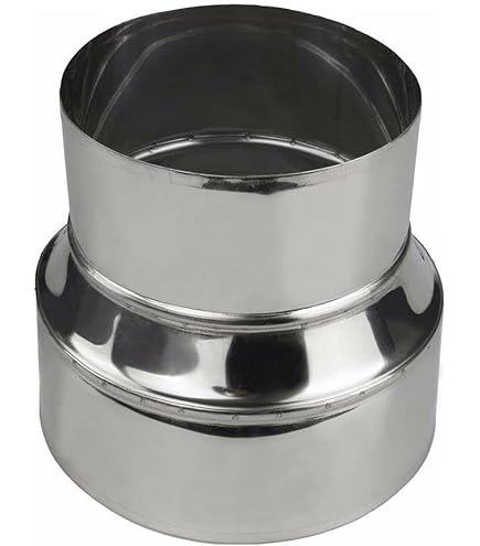 1 Réducteur De Conduit En Acier Inoxydable, Connecteur De