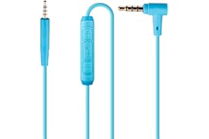 Bingle Replacement Cord Upgraded Audio Cable for Bose QuietComfort 25 QuietComfort 35, QC25, QC35 II, QC35 Headphones with Inline Mic and Remote Control-Black