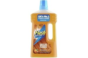 Flash Wood Floor Cleaner with Almond Oil, Mandarin & Cedarwood, 1L