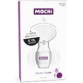 Mochi Manuel G&ouml;ğ&uuml;s Pompası,%100 Medikal Silikon, BPA Free, 120 ml, Sessiz, Taşınabilir, 2'li G&ouml;ğ&uuml;s Pedi Hediyeli