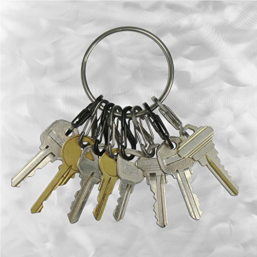 Nite Ize Bigring Stahl 8 S-Biner 0.5, Schwarz/Silber, NI-BRG-M1-R3 - 2