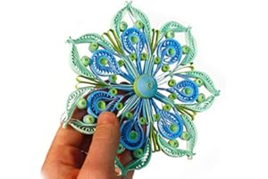 Karen Marie Klip Papirmuseets By A/S Quilling Template, Februar Mandala