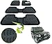 Auto Hub 4D Premium Car Mats For Mahindra Scorpio - Black RS.1800.00