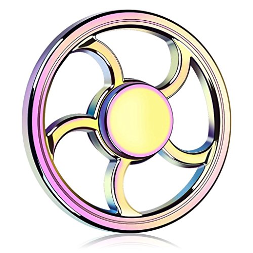 Hand Spinner Steering Wheel Shaped Finger Fidget Spinner Toy Stress Relief Anxiety Metal Ultra Durable High Speed for Children and Adults Hand Spinner Steering Wheel Shaped Finger Fidget Spinner Toy Stress Relief Anxiety Metal Ultra Durable High Speed for Children and Adults