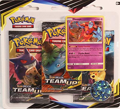 Price Toys Pokemon TCG: Sol y la Luna 9 se unen Blister 3-Pack Elige Deoxys o Necrozma (Deoxys)