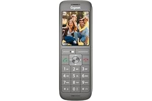 ‎GIGASET Gigaset CL660HX - design DECT-Mobilteil mit Ladeschale - Fritzbox-kompatibel - hochwertiges Schnurloses Telefon für Router und DECT-Basis, anthrazit-metallic [Deutsche Version] [Ohne Basis]