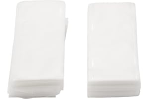 BHGYTEC Lot de 400 sacs en PVA solubles dans l' pour pêche à la carpe, appâts et accessoires de pêche 7 x 14 cm