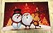 Produktbild Weihnachtsfußmatte Wintersongs 40 x 60 cm randlos mit strahlenden Farben