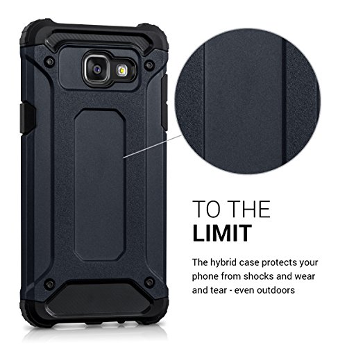 kwmobile Funda para Samsung Galaxy A5 2016 - Carcasa h brida de TPU con dise o Transformer en Azul Oscuro Negro reviews kwmobile Funda para Samsung Galaxy A5 2016 - Carcasa h brida de TPU con dise o Transformer en Azul Oscuro Negro