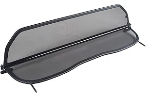 APERTA Peugeot Filet Coupe-Vent Compatible 207 CC WD_ Noir Filet Anti-remous 100% sur Mesure OEM Qualité Windschott fabriqué aux Pays-Bas