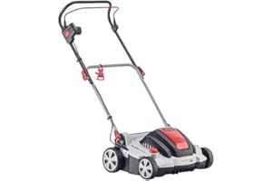 AL-KO Elektryczny wertykulator Combi Care 36.8 E Comfort (szerokość robocza 36 cm, moc silnika 1400 W, głębokość robocza 5-stopniowa regulacja centralna, w zestawie wałek wertykulatora do trawników do