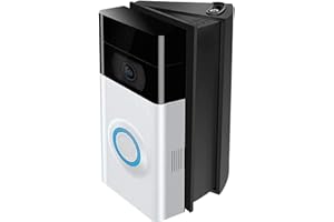 YUWING Adjustable Angle Bracket Compatible with Video Doorbell Wired/Video Doorbell 1/2/3/4, Replace Angle Adjustable Video Doorbell Mounting Plate Bracket Wedge Kit