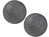 Black - Extra Firm Gel Exercise/Stress Ball x 2