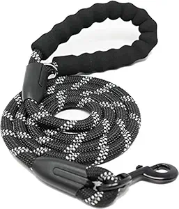 Avedia Nylon Dog Leash Durable Reflective Leash for Running Training Pet Leashes Small Large Cats Rope Pet Supplies (1.5 Meter-5 Feet 1.2 cm Diameter)
