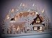 Produktbild Deko-Geschenke-Shop LED Schwibbogen 3D mit 14 geschnitzten Figuren Forsthaus 72x43 Erzgebirge